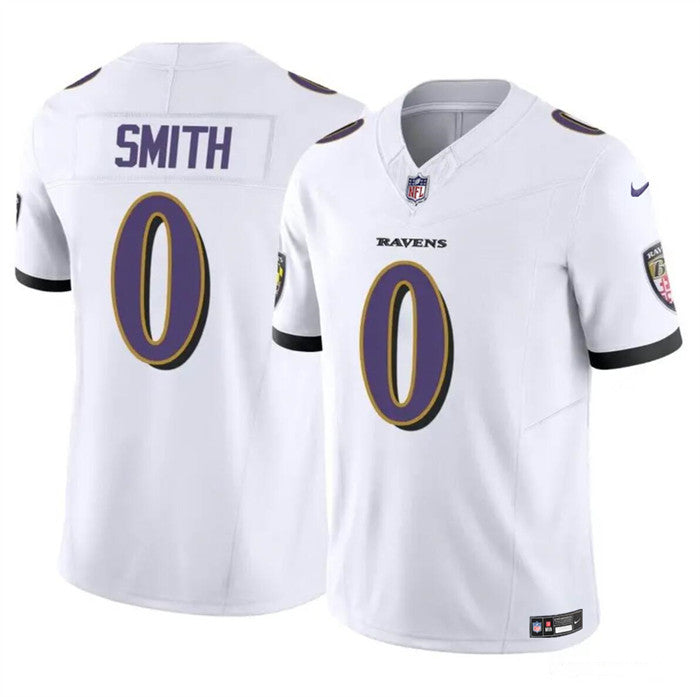 Roquan Smith Baltimore Ravens white Limited jersey