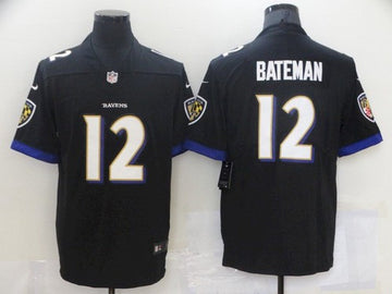 Rashod Bateman Baltimore Ravens black jersey