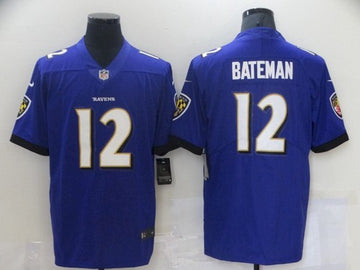 Rashod Bateman Baltimore Ravens purple jersey