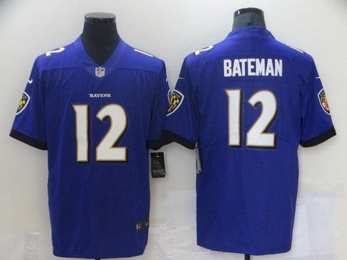 Rashod Bateman Baltimore Ravens purple jersey