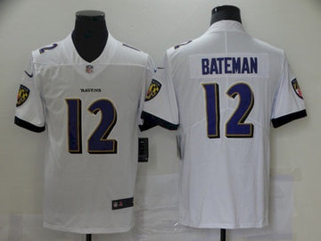Rashod Bateman Baltimore Ravens white jersey