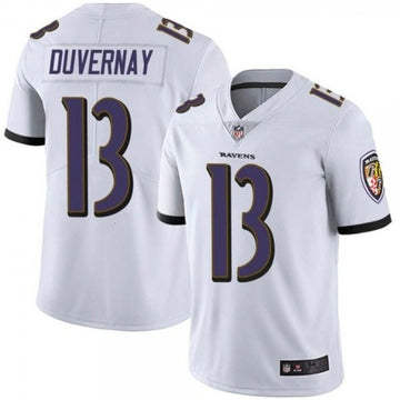 Devin Duvernay Baltimore Ravens white Vapor jersey