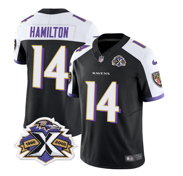 Kyle Hamilton Baltimore Ravens black Vapor jersey