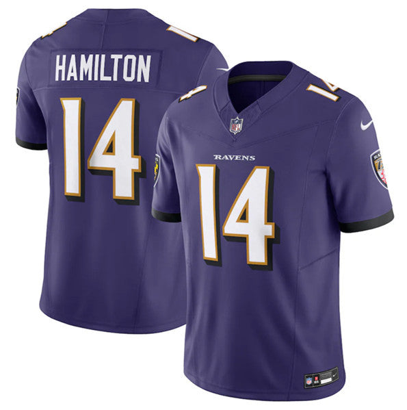 Kyle Hamilton Baltimore Ravens purple jersey