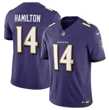 Kyle Hamilton Baltimore Ravens purple jersey
