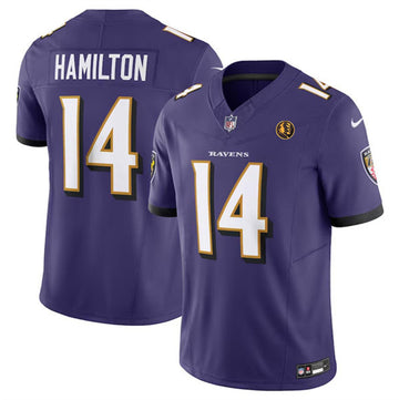 Kyle Hamilton Baltimore Ravens purple Vapor jersey