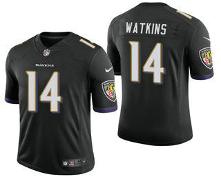 Sammy Watkins Baltimore Ravens black Vapor jersey