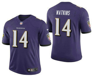 Sammy Watkins Baltimore Ravens purple Vapor jersey