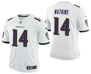 Sammy Watkins Baltimore Ravens white Vapor jersey