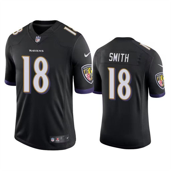 Roquan Smith Baltimore Ravens black Game jersey