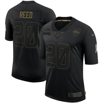 Ed Reed Baltimore Ravens black Salute To Service jersey