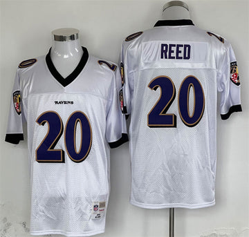 Ed Reed Baltimore Ravens white jersey