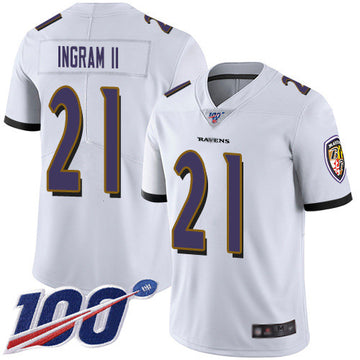 Mark Ingram II Baltimore Ravens white Vapor jersey