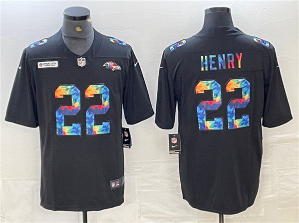 Derrick Henry Baltimore Ravens black Limited jersey
