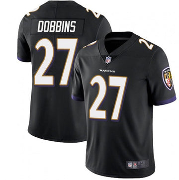 J.K. Dobbins Baltimore Ravens black Vapor jersey