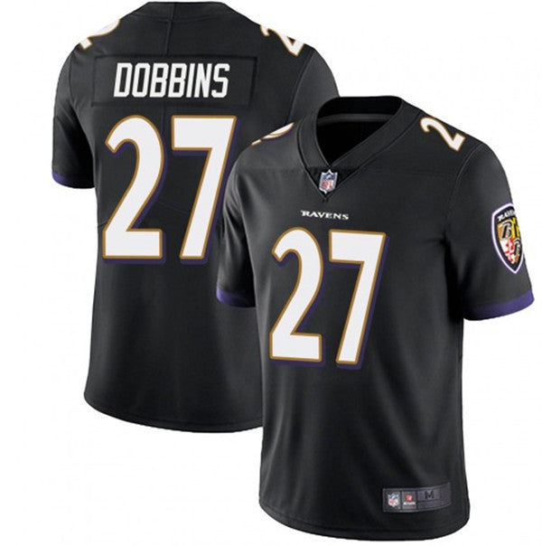 J.K. Dobbins Baltimore Ravens black Vapor jersey