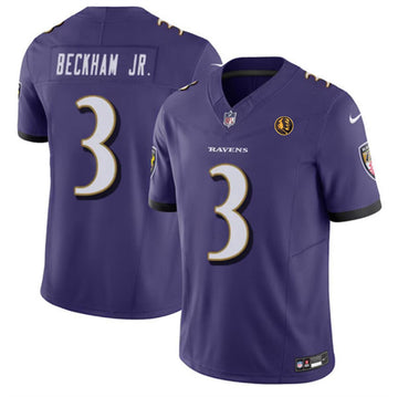 Odell Beckham Jr Baltimore Ravens purple Vapor jersey