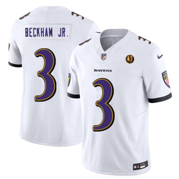 Odell Beckham Jr Baltimore Ravens white Vapor jersey