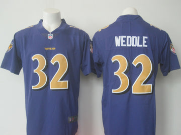 Eric Weddle Baltimore Ravens purple Limited jersey