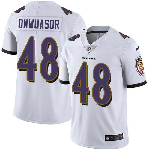 Patrick Onwuasor Baltimore Ravens white Vapor jersey