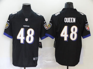 Patrick Queen Baltimore Ravens black Vapor jersey
