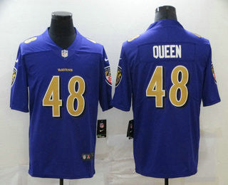 Patrick Queen Baltimore Ravens purple Color Rush jersey