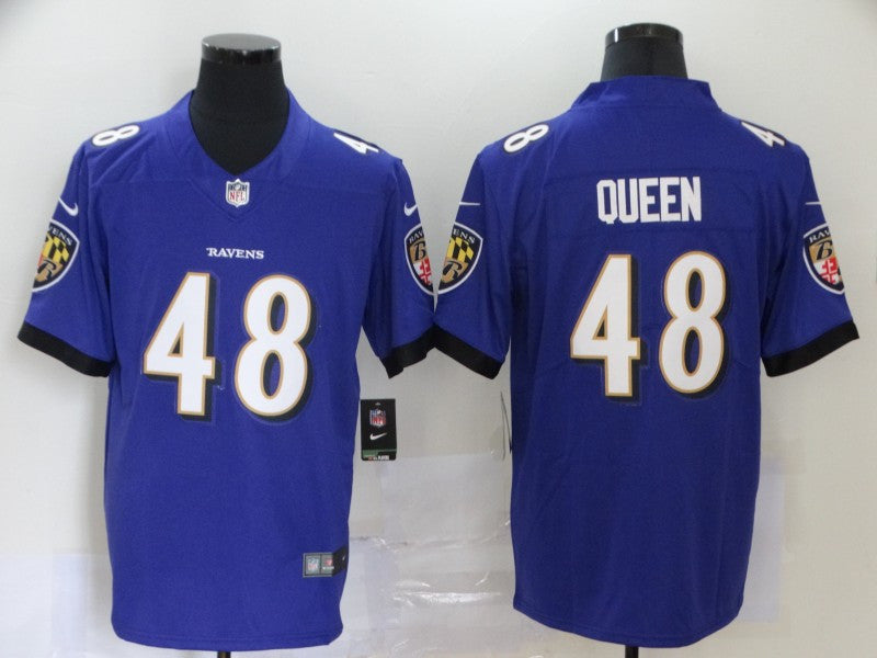 Patrick Queen Baltimore Ravens purple Vapor jersey