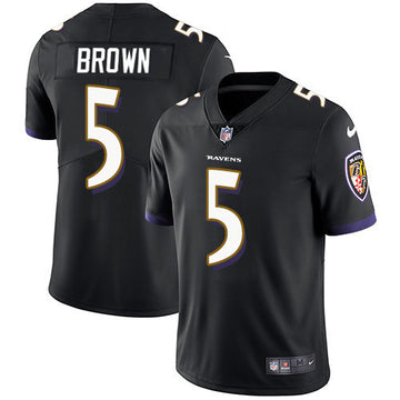Marquise Brown Baltimore Ravens black jersey