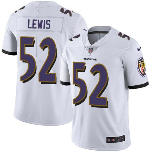 Ray Lewis Baltimore Ravens white Vapor jersey