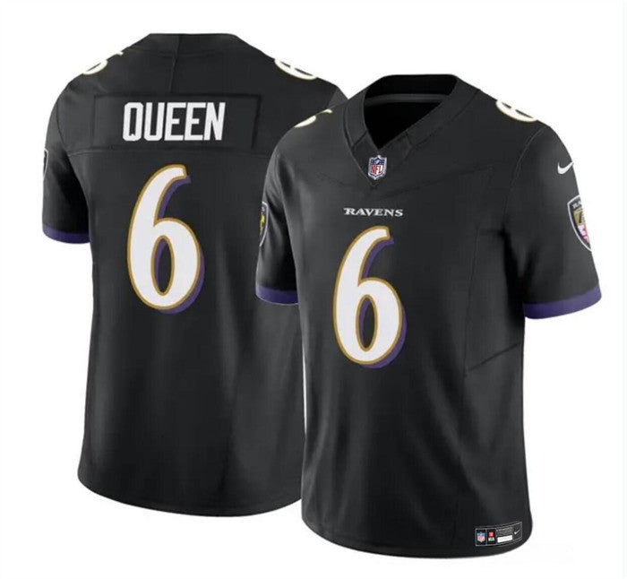 Patrick Queen Baltimore Ravens black Limited jersey
