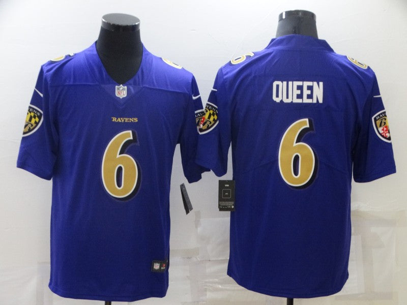Patrick Queen Baltimore Ravens purple Color Rush jersey