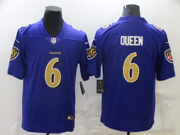 Patrick Queen Baltimore Ravens purple Color Rush jersey