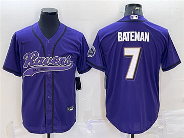 Rashod Bateman Baltimore Ravens purple jersey