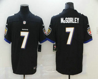 Trace McSorley Baltimore Ravens black Vapor jersey