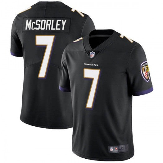 Trace McSorley Baltimore Ravens black Vapor jersey