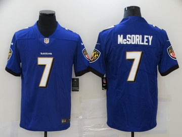 Trace McSorley Baltimore Ravens purple Vapor jersey