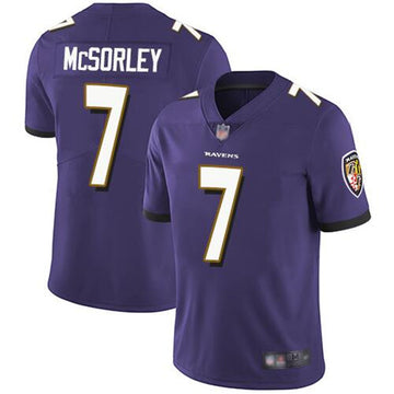 Trace McSorley Baltimore Ravens purple Vapor jersey