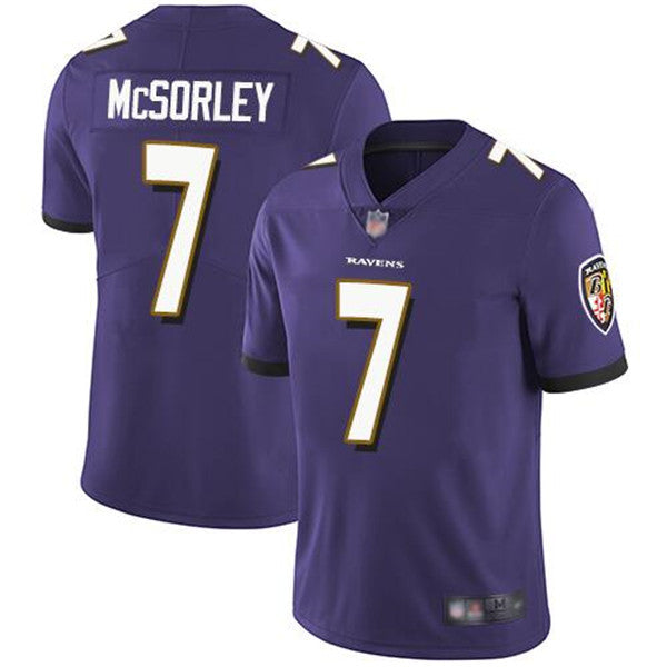 Trace McSorley Baltimore Ravens purple Vapor jersey