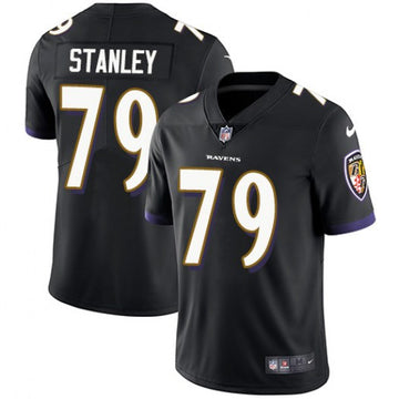 Ronnie Stanley Baltimore Ravens black Vapor jersey