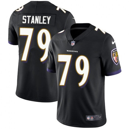 Ronnie Stanley Baltimore Ravens black Vapor jersey