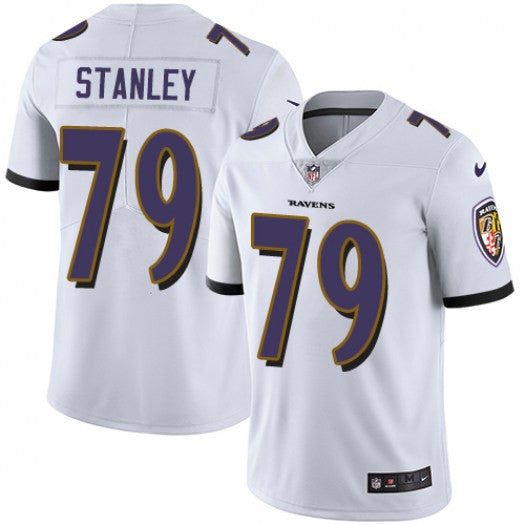 Ronnie Stanley Baltimore Ravens white Vapor jersey
