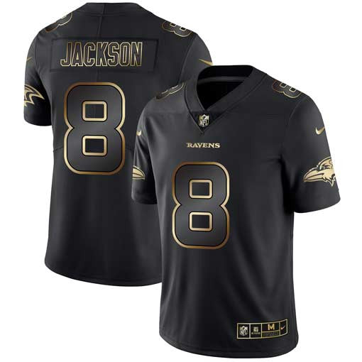 Lamar Jackson Baltimore Ravens black jersey