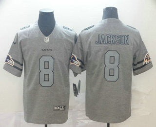 Lamar Jackson Baltimore Ravens gray Vapor jersey