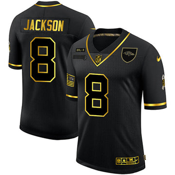 Lamar Jackson Baltimore Ravens black Salute To Service jersey