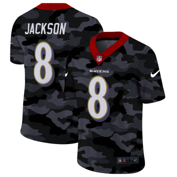 Lamar Jackson Baltimore Ravens camo Limited jersey