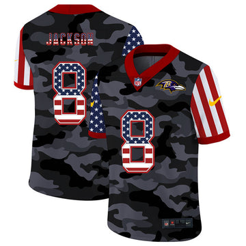 Lamar Jackson Baltimore Ravens camo Limited jersey