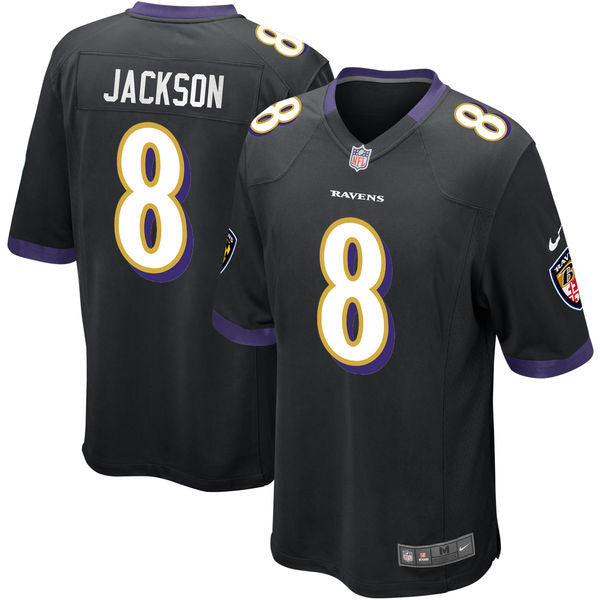 Lamar Jackson Baltimore Ravens black Game jersey
