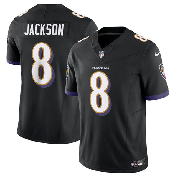 Lamar Jackson Baltimore Ravens black jersey