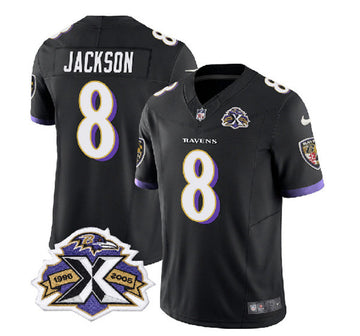 Lamar Jackson Baltimore Ravens black Vapor jersey