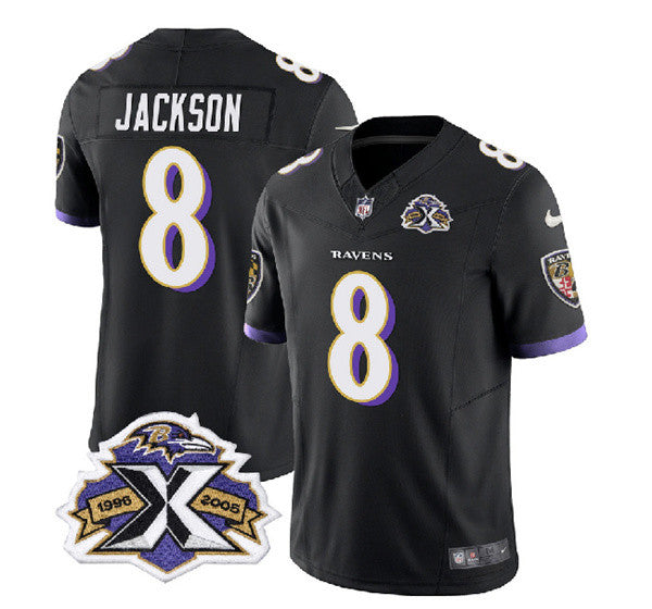 Lamar Jackson Baltimore Ravens black Vapor jersey